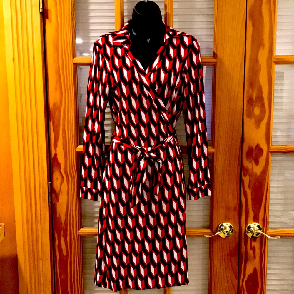 Diane von Furstenberg Sz 10 Wrap Dress